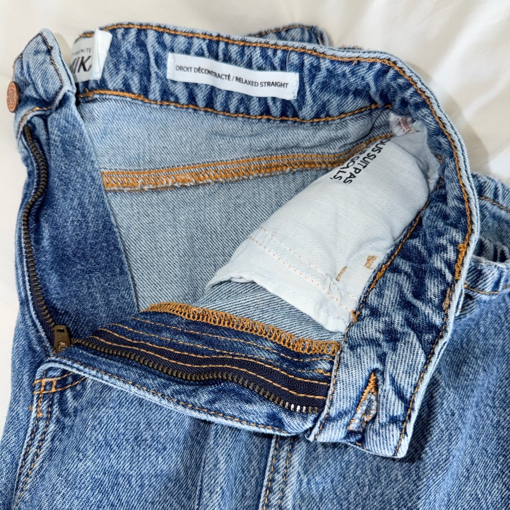H&M Blue Straight Leg Jeans - Picture 3 of 3